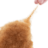 Afro Kinkys Couleur Brun Miel Vrac Cheveux Humains Pour Extensions Dreadlocks Loc Repair Tressage
