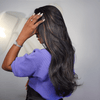 13x4 Glueless Perruque Couleur Highlight Ondulé Cheveux Humains