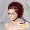 ๐ฉ๐๐ 1 ๐ฎ๐๐ 1 ๐ญ๐๐๐๐ฅ 13x4 Dentelle Boucle Afro 5 Couleur Bob Perruque Cheveux Tressรฉs
