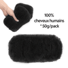 Afro Kinkys Cheveux Humains En Vrac Pour Les Extensions Dreadlock