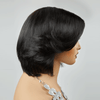 Coupe Layered Pré-tout 13x4 Glueless Couche Couleur Naturelle Bob Perruque Sans Colle Ondulé