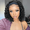 2 𝑭𝑶𝑹 €99🔥 Perruque Bob Bandeau Cool Pour Débutants Pour L'Été Cheveux Humains Vierges
