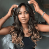 3x1 Dentelle Wear Go Couleur Highlight Perruque Cheveux Humains Body Wave