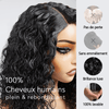 5x5 Dentelle Couleur Naturelle/Highlight Bob Perruque Eau Bouclée Cheveux Humains
