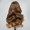9x6 Glueless Ombre Marron Prépliés Perruque Sans Colle Loose Body Wave