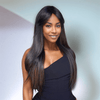 Glueless Stylé Couleur Highlight Wear & Go 4x4 Perruque Sans Colle Body Wave/Lisse