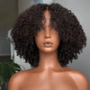 Go Natural Ease Doux Crépus Glueless Bob 4x4 Perruque Sans Colle Kinky Curly Cheveux Humains