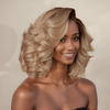 13x4 Guleless Perruque Style Bob Dégradée Blonde Ombrée Dentelle Pré-coupée