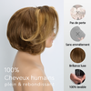 2 𝑭𝑶𝑹 €99🔥Doux Et Naturel Couche Highlight 13x2 Dentelle 300% Densité +2x6 Dentelle Bob Perruque