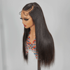 13x4 Dentelle La Mode Perruque Pré Tressée Cheveux Humains Lisse - SHINE HAIR