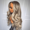 𝐋𝐚𝐬𝐭 𝟗 Glueless Couleur Blond Clair Avec Un Brun Subtil 13x4 Perruque Sans Colle Body Wave