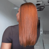 Confort Ultime Glueless 13x4 Avant Tout Gingembre Ombre Lisse Perruque Sans Colle
