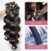 Fermeture Mono Top Gratuite Tissage Cheveux Bruts Body Wave Extensions