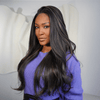 13x4 Glueless Perruque Couleur Highlight Ondulé Cheveux Humains