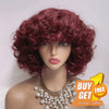๐ฉ๐๐ 1 ๐ฎ๐๐ 1 ๐ญ๐๐๐๐ฅ 99j Glueless La Mode Boucles Rebondies Perruque Sans Colle Cheveux Humains