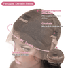 Dentelle Pleine Afro Curly Super Rebondissement Bob Perruque Humain Cheveux