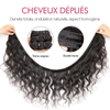 Fermeture Mono Top Gratuite Tissage Cheveux Bruts Body Wave Extensions