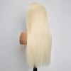 13x4 Dentelle Soyeux Perruque Couleur #613 Blonde Lisse