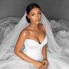 WEDDING Soyeux & Épais 13x4 Glueless / 360 Dentelle Perruque Brésilien Cheveux Humains Lisse