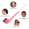 SHINE Brosse Cheveux Double Face Avec Embout En Métal