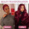 Extensions Couleur Foncé 99J Tissage Cheveux Brésilien Body Wave