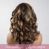 5x5 Glueless Layered Highlights Bob Perruque Sans Colle Body Wave