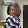 Raffinée Glueless Couche Mèches Blondes Wear Go 5x5 Perruque Sans Colle Ondulé 250% Densité