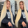 Perruque Couleur Ombre blonde Straight Cheveux Humains