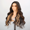 7x5 13x4 Chic Glueless Blonde Highlight Perruque Sans Colle Body Wave - SHINE HAIR