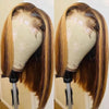 7x5 13x4 Glueless #4/27 Highlight Marron Colored Perruques sans colle Straight - SHINE HAIR