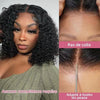 2 𝑭𝑶𝑹 €125.88🔥10"Glueless Bob 4×4 Bouclés+8"Coupe Émoussée Soyeux Lisse 2x6 Dentelle Perruque