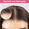 7x5 13x4 Glueless Luisant Highlight Multi-colore Perruque Sans Colle Straight - SHINE HAIR