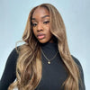 7x5 13x4 Glueless Ombre Highlight Perruque Sans Colle Body Wave Frontal Wig - SHINE HAIR