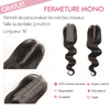 Fermeture Mono Top Gratuite Tissage Cheveux Bruts Body Wave Extensions