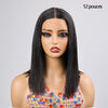 Coupe Émoussée Soyeux Lisse Partie Profonde 2x6 Dentelle Perruque