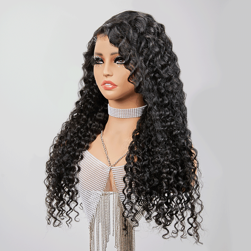 9x6 Glueless Partie Latérale Les Nœuds Invisibles Perruque Sans Colle Bouclé - SHINE HAIR