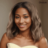 𝑩𝒖𝒚 1 𝑮𝒆𝒕 1 𝑭𝒓𝒆𝒆💥 13x4 Glueless Couleur Reflets Blond Foncé Perruque Sans Colle Ondulé
