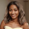 𝟑ᵉ 𝐩𝐞𝐫𝐫𝐮𝐪𝐮𝐞 𝐚̀ €𝟎,𝟏🔥Glueless Perruque 13x4 Ondulé 10"+Glueless Pixie Perruque Straight Taille Modèle