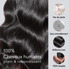 13x4 Glueless Couleur Naturelle Bob Perruque Sans Colle Loose Deep Wave
