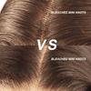 Chic Sans Effort Glueless Couche Couleur Brun Highlight 4x4 Perruque Sans Colle 250% Densité