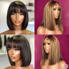 Bob perruques mélange promotionnel cheveux humains - SHINE HAIR