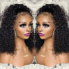 Deep wave Bob Perruque Lace Frontale Perruque cheveux réel 200% Densité - SHINE HAIR