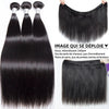 Faisceaux droit avec fermeture extensions cheveux humains - SHINE HAIR