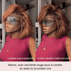 𝑩𝒖𝒚 1 𝑮𝒆𝒕 1 𝑭𝒓𝒆𝒆💥Glueless Couche Parting Free C Partie Marron Coupe Courte Bob 7x4 Perruque Sans Colle 250% Densité