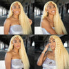 Perruque 13x4 frontale Couleur #613 Blonde Curly Wave Bouclé Cheveux Humains - SHINE HAIR