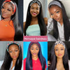 Perruque bandeau Droit Cheveux humains - SHINE HAIR