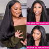 V Partie Perruque Cheveux Humains Kinky Straight Brésiliens 200% Densité - SHINE HAIR