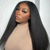 V Partie Perruque Cheveux Humains Kinky Straight Brésiliens 200% Densité - SHINE HAIR
