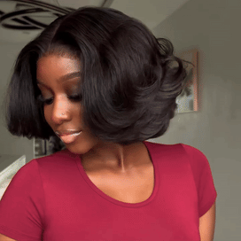 7x5 5X5 Glueless Bob Wig Glueless Wear Go Human Hair Body Wave