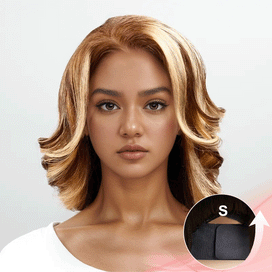 Straight Highlight Lace Front Bob Wig Human Hair 200% Density